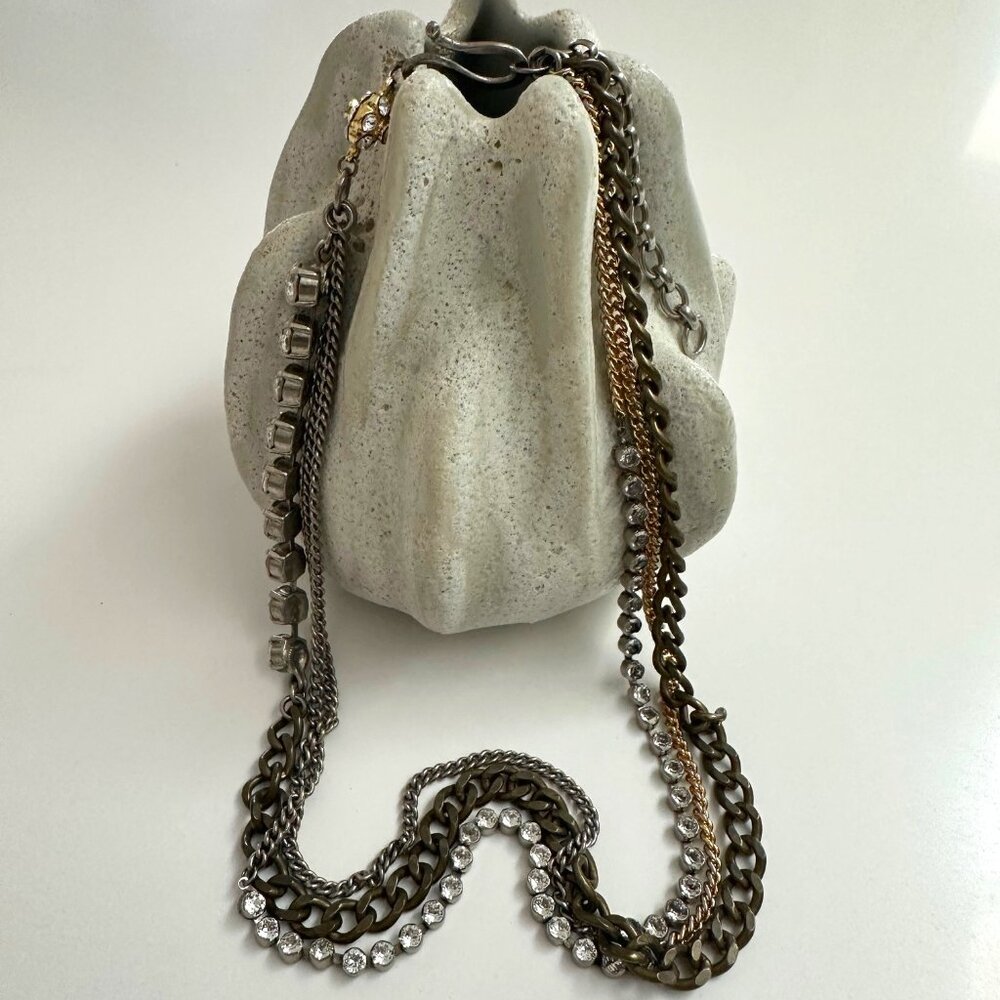 Sorelli Diamond CZ Rhinestone Necklace